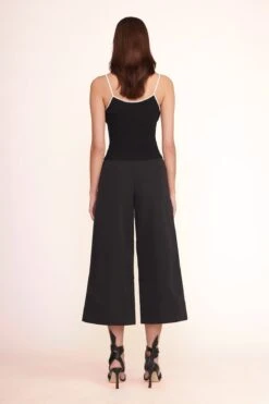 SOLEIL TOP | BLACK WHITE -Fashion Shop cropped oak pant black 3 f4659ce4 d88f 4c12 95f5 6b70f567d855