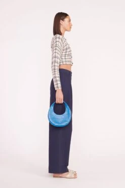 MINI MOON BAG | ISLAND BLUE 14 MINI MOON BAG | ISLAND BLUE -Fashion Shop deanna sweater creme dawn plaid luisa pant nav 05345 web