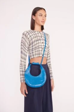 MINI MOON BAG | ISLAND BLUE 11 MINI MOON BAG | ISLAND BLUE -Fashion Shop deanna sweater creme dawn plaid luisa pant nav 05361 web