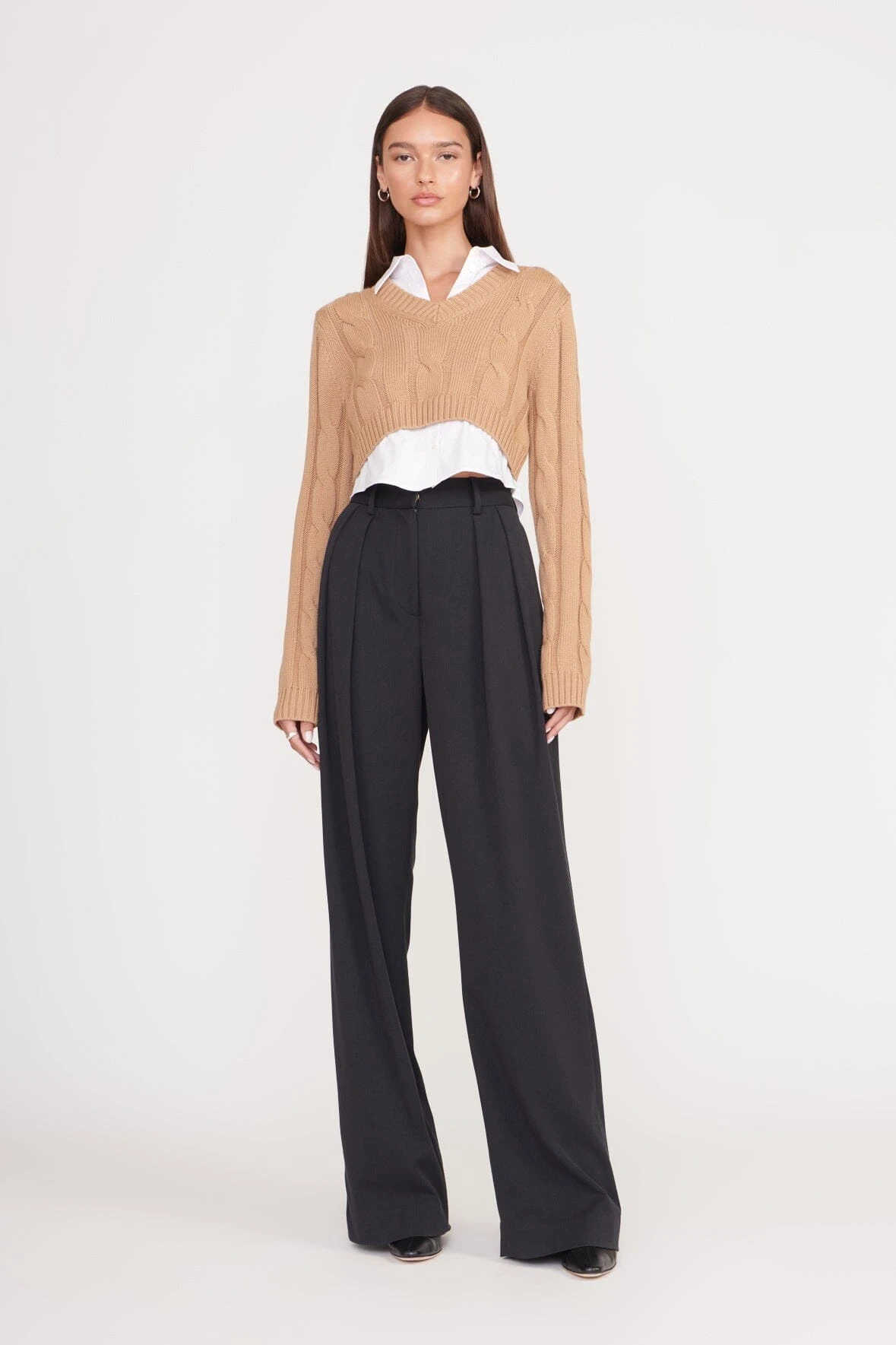 DUKE SWEATER | CAMEL WHITE 2 DUKE SWEATER | CAMEL WHITE - Image 2