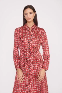 ELSA DRESS | RUBY GEOSCAPE -Fashion Shop elsa dress ruby geoscape 1