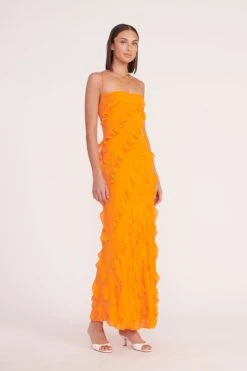 ELVIRE DRESS | NECTARINE -Fashion Shop elvire dress nectarine 02325 web