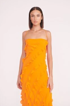 ELVIRE DRESS | NECTARINE -Fashion Shop elvire dress nectarine 02330 web