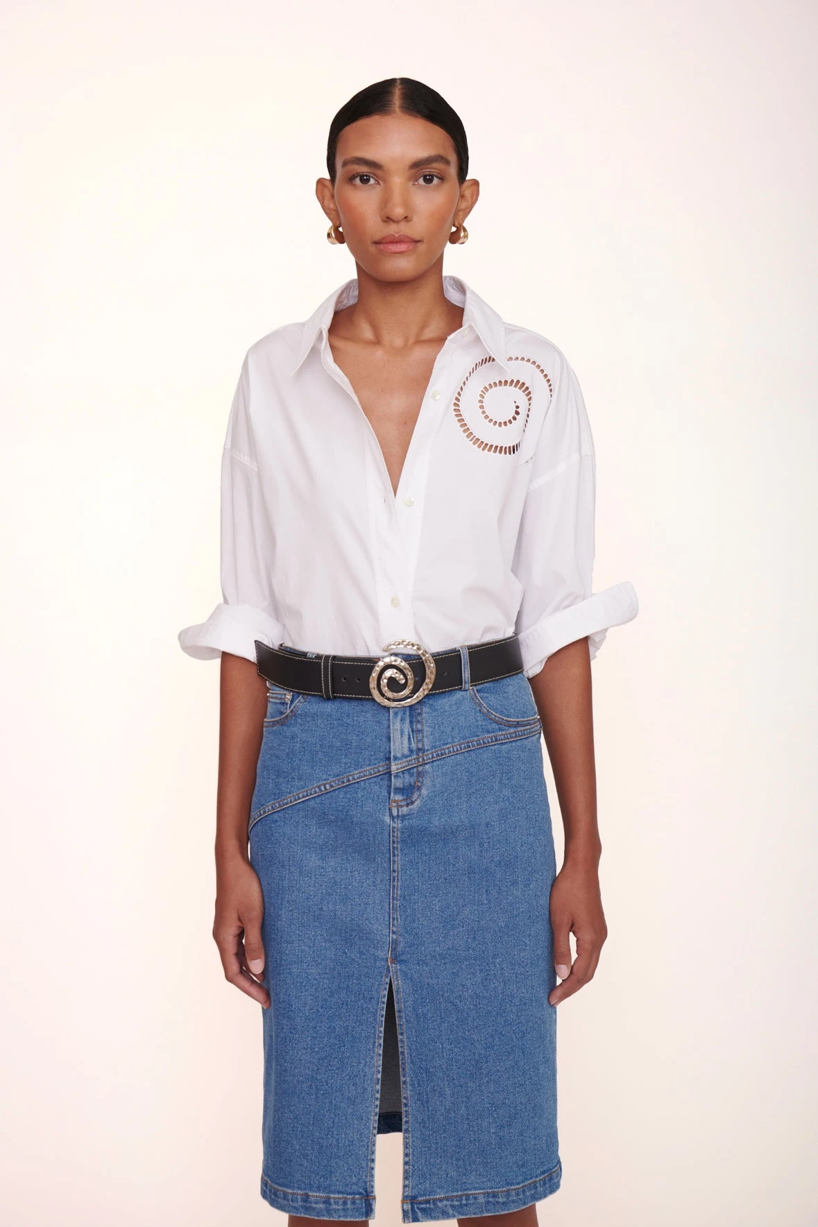 HUDSON SKIRT | MEDIUM WASH 4 HUDSON SKIRT | MEDIUM WASH - Image 4