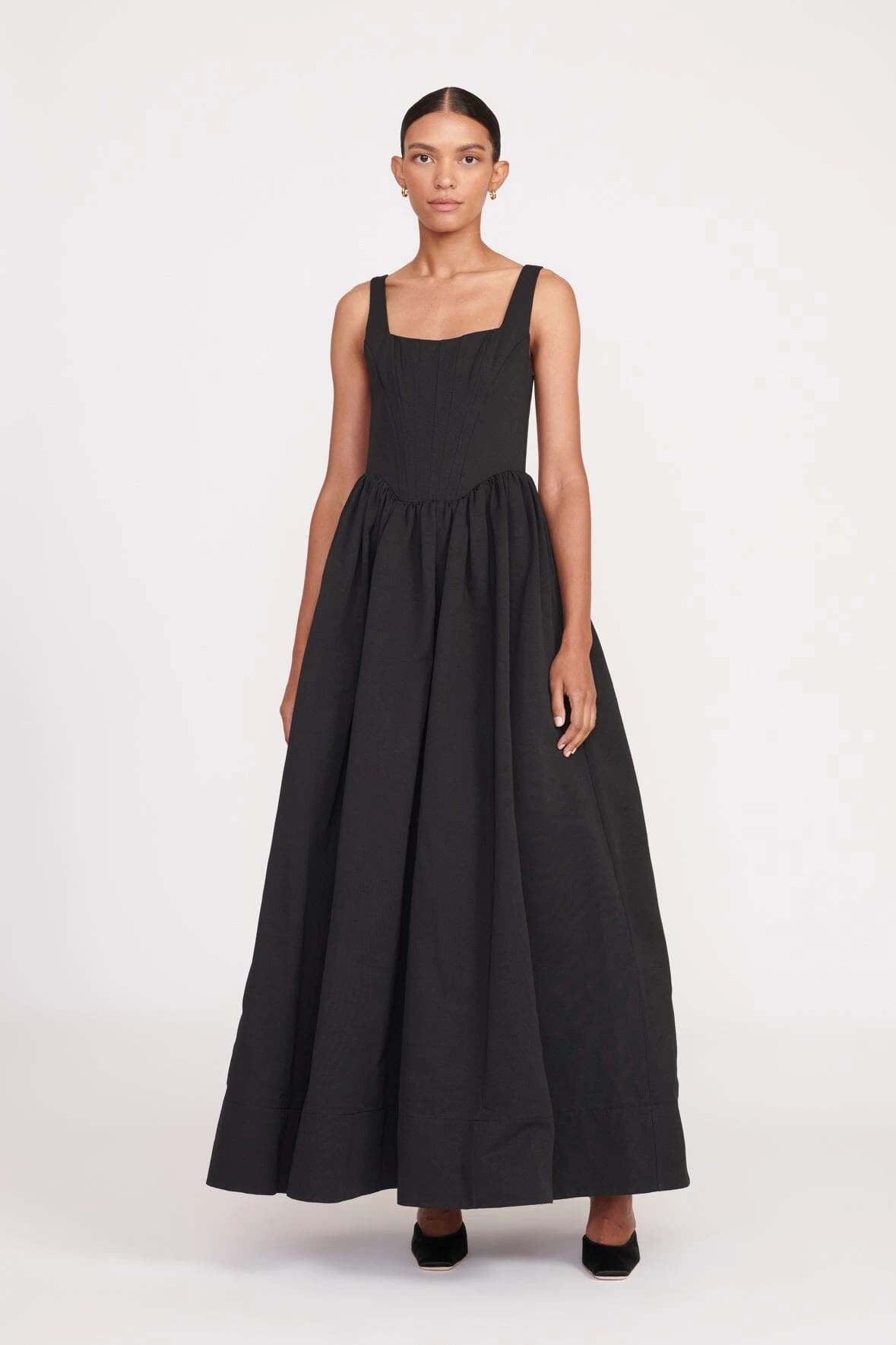MAXI LANDSCAPE DRESS | BLACK 1 MAXI LANDSCAPE DRESS | BLACK