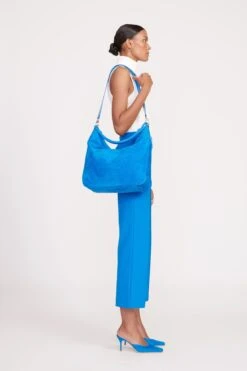 PERRY BAG | DIRECTOR BLUE SUEDE -Fashion Shop fall 23 1425 web