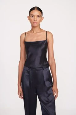 LUISA PANT | NAVY SATIN 7 LUISA PANT | NAVY SATIN -Fashion Shop fall 23 2109 web