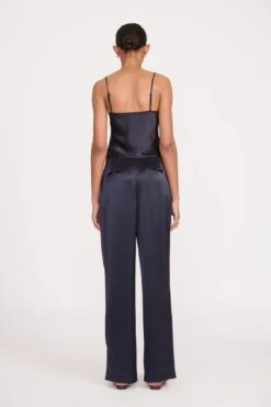 LUISA PANT | NAVY SATIN 8 LUISA PANT | NAVY SATIN -Fashion Shop fall 23 2115 web
