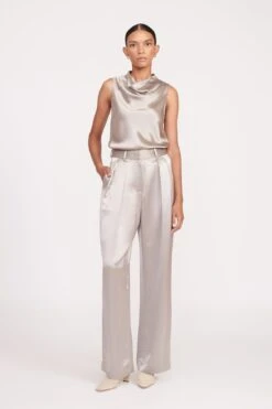 LUISA PANT | SILVER SATIN -Fashion Shop fall 23 2370 web bb6b7c4c d219 4c2a a025 1c7f0049027e