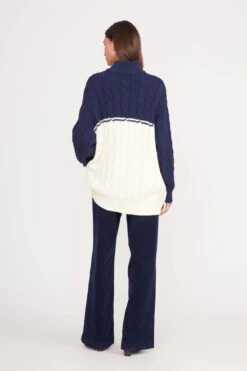HAMPTON SWEATER | NAVY IVORY -Fashion Shop hampton sweater navy ivory 6 jpg bfae8153 d649 4b91 8306 baef109e9f02