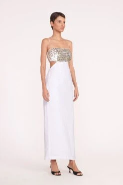 JADA DRESS | WHITE -Fashion Shop jada dress black 05740 web 2