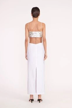 JADA DRESS | WHITE -Fashion Shop jada dress black 05745 web 1