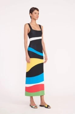 CASPIAN SLIDE | MARBLE WAVE 14 CASPIAN SLIDE | MARBLE WAVE -Fashion Shop katie dress marble wave 02353 web