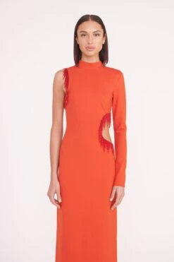 KIRSTEN DRESS | FIRE RED 6 KIRSTEN DRESS | FIRE RED -Fashion Shop kirsten dress red 01200 web