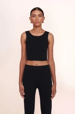 NOOR TOP | BLACK