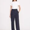 LUISA PANT | NAVY PINSTRIPE