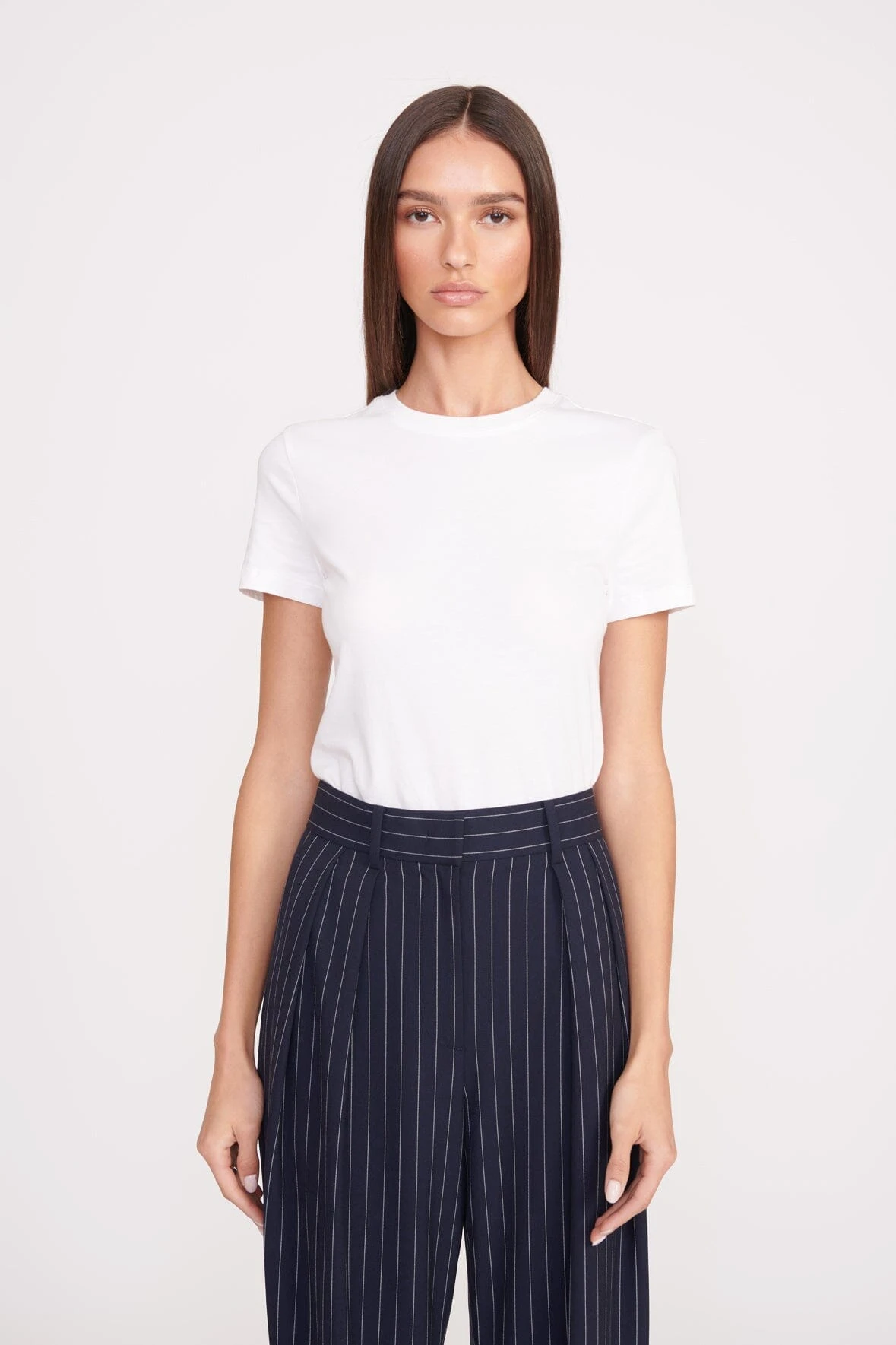 LUISA PANT | NAVY PINSTRIPE 4 LUISA PANT | NAVY PINSTRIPE - Image 4