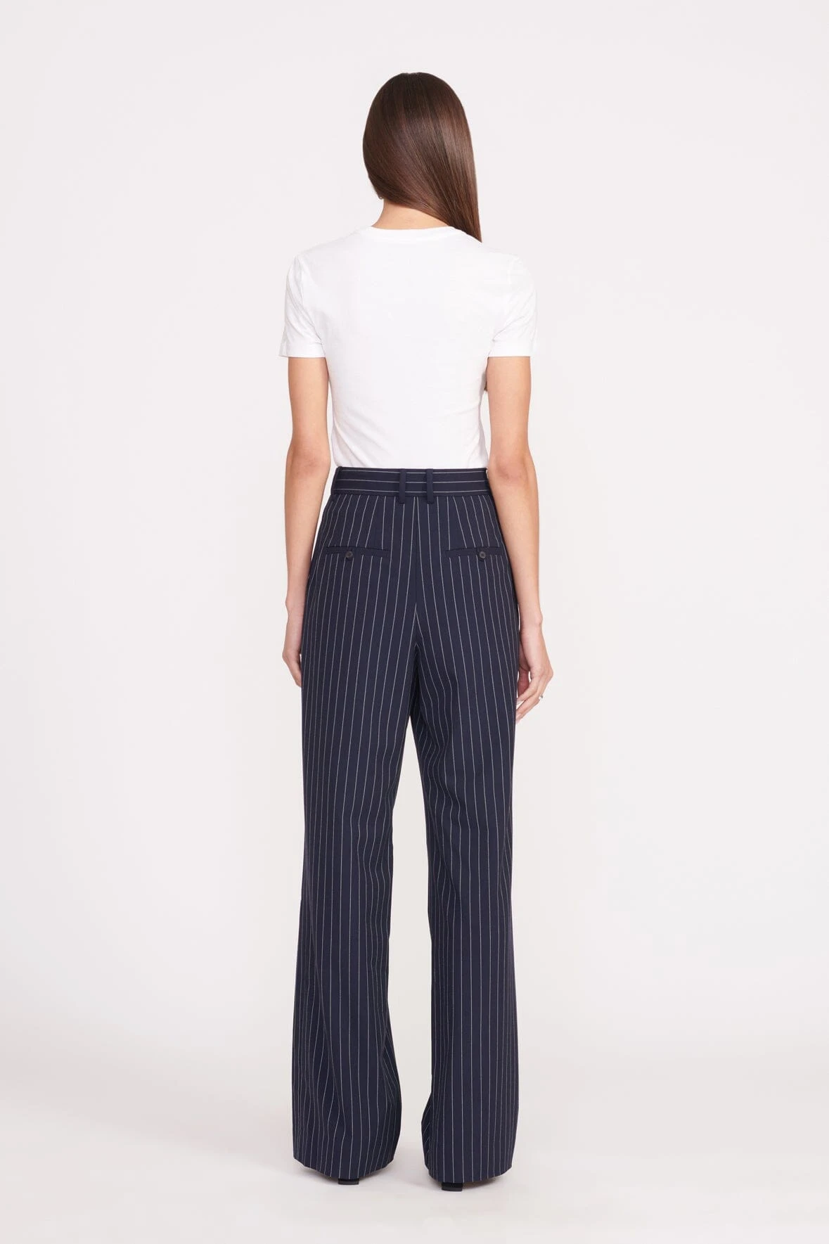 LUISA PANT | NAVY PINSTRIPE 5 LUISA PANT | NAVY PINSTRIPE - Image 5