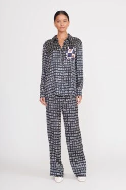 ZACH PANT | NAVY GEOSCAPE