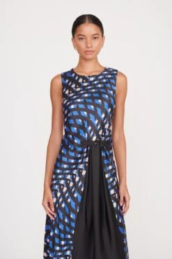 MATERIALITY DRESS | PAINTED ARGYLE BLACK 8 MATERIALITY DRESS | PAINTED ARGYLE BLACK -Fashion Shop materiality dress painted argyle black 1