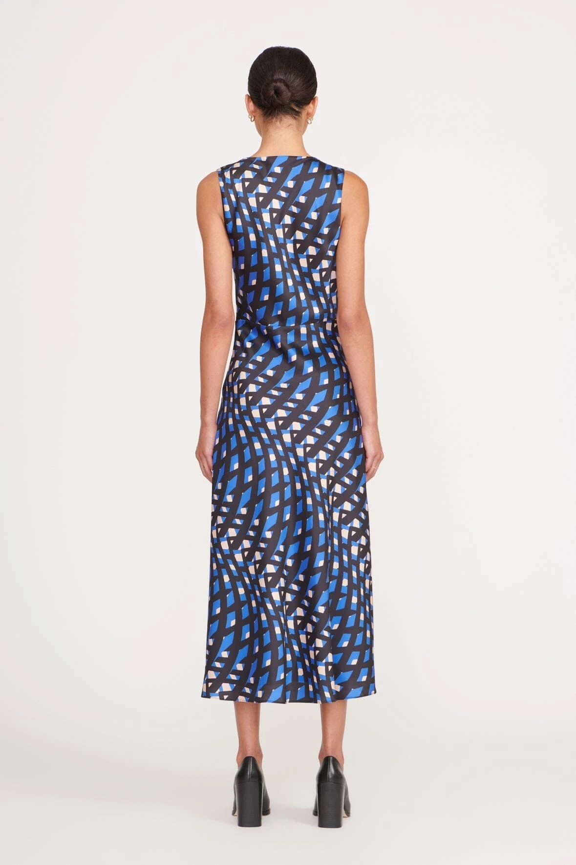 MATERIALITY DRESS | PAINTED ARGYLE BLACK 3 MATERIALITY DRESS | PAINTED ARGYLE BLACK - Image 3