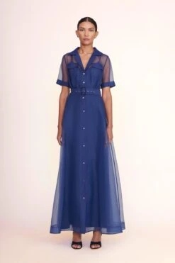 MILLIE DRESS | NAVY ORGANZA