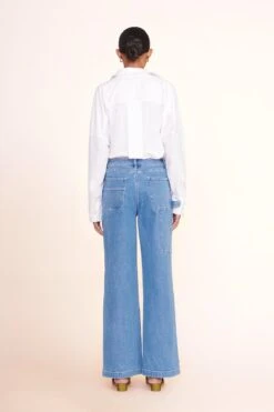 PAYTON TOP | WHITE -Fashion Shop payton top white painter pant medium wash 00969 web