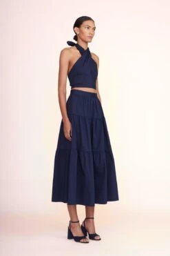 SOLANGE HEEL | NAVY -Fashion Shop sea skirt navy 1