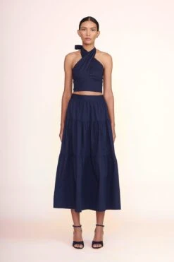 SOLANGE HEEL | NAVY -Fashion Shop sea skirt navy 2