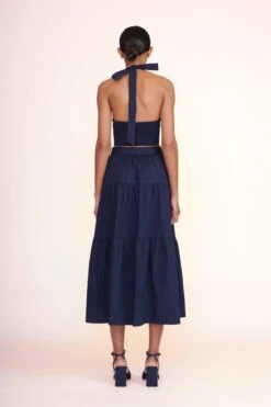 SOLANGE HEEL | NAVY -Fashion Shop sea skirt navy 4