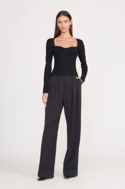 SILHOUETTE TOP | BLACK -Fashion Shop silhouette top black 3 22931b7a ad14 414f 8c58 989bc6ad0844