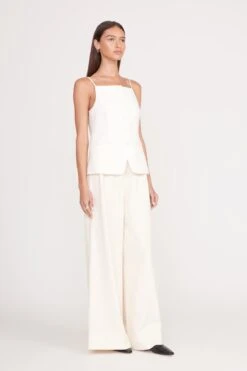 CALEB PANT | ECRU -Fashion Shop una top ecru 7 1595141f 5bac 4678 81c8 0b68316c2aac