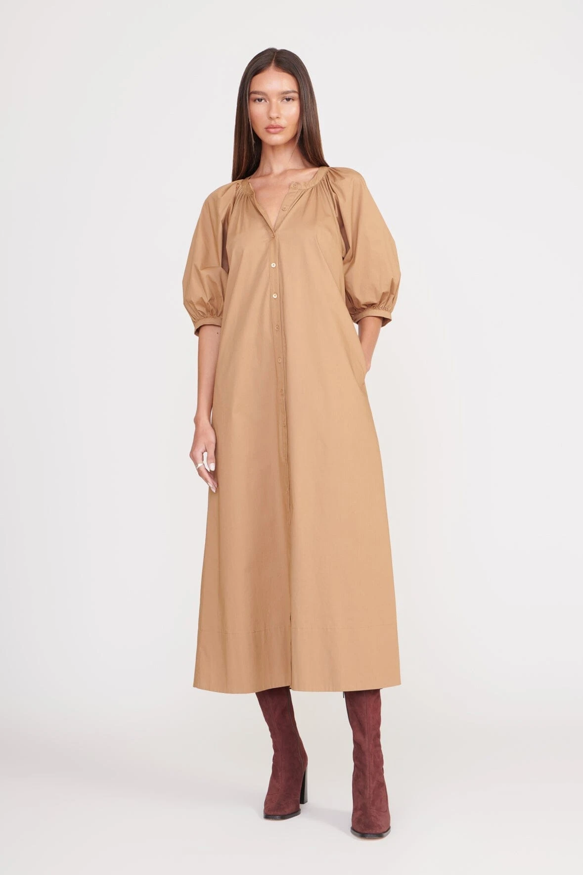 VINCENT DRESS | CAMEL 5 VINCENT DRESS | CAMEL - Image 5