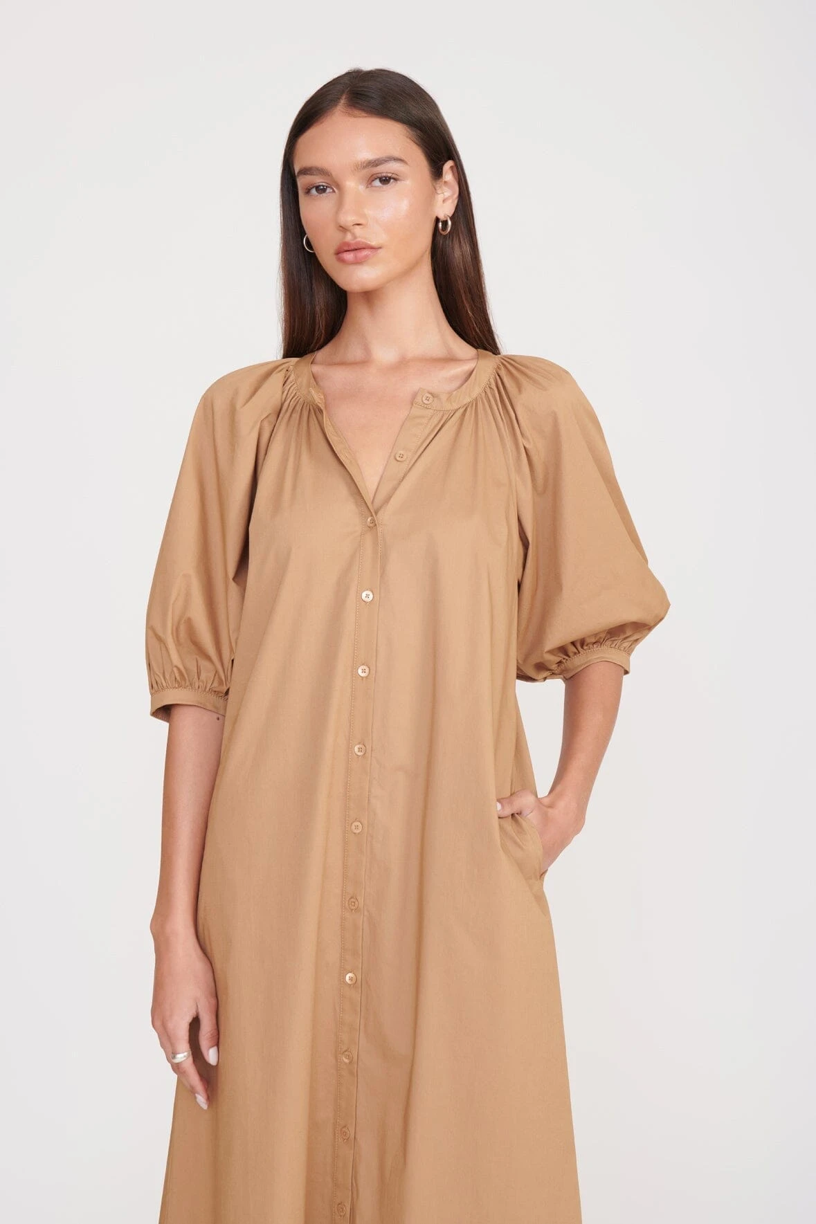 VINCENT DRESS | CAMEL 4 VINCENT DRESS | CAMEL - Image 4
