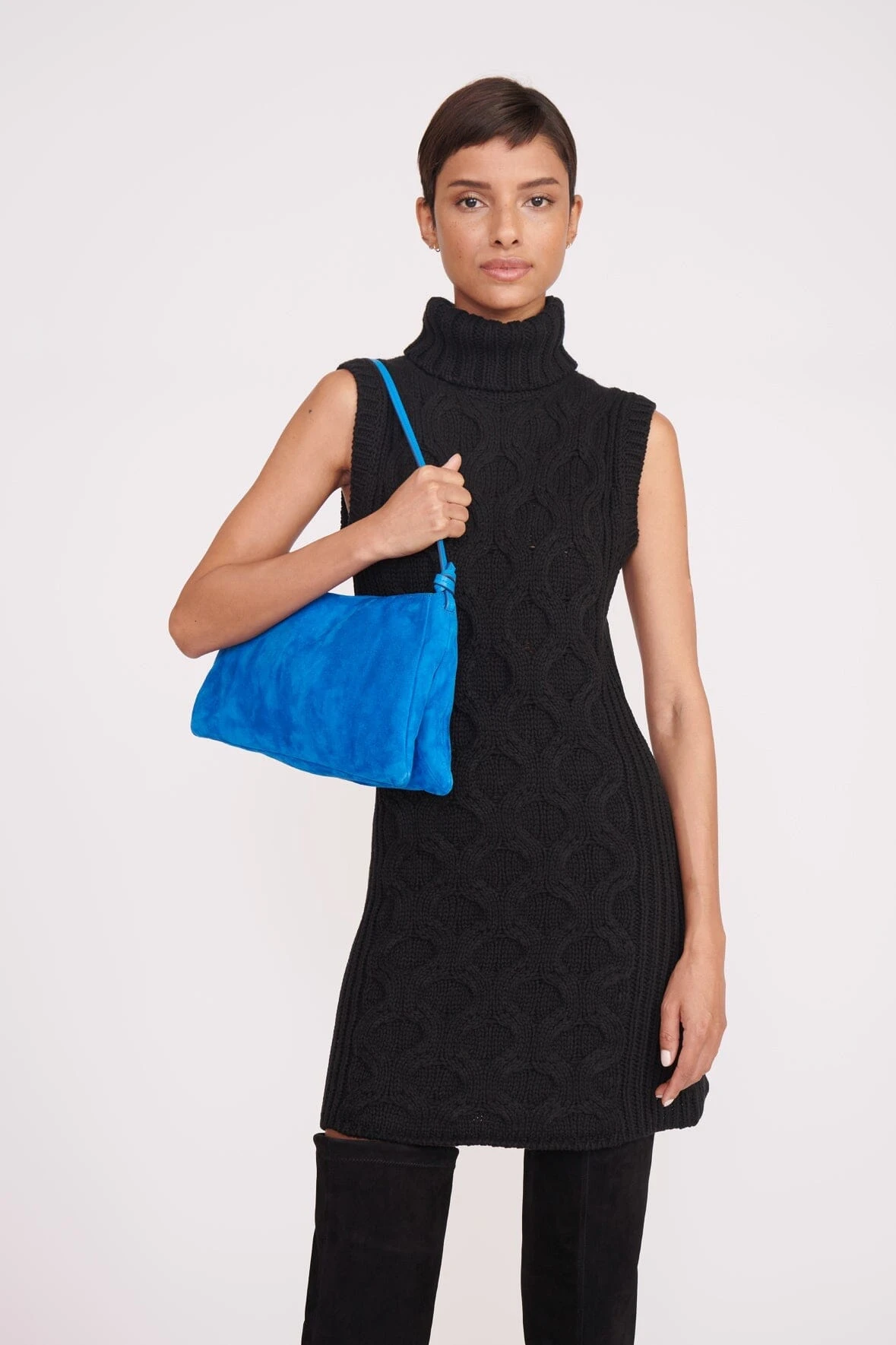 VIVI SHOULDER BAG | DIRECTOR BLUE SUEDE 2 VIVI SHOULDER BAG | DIRECTOR BLUE SUEDE - Image 2