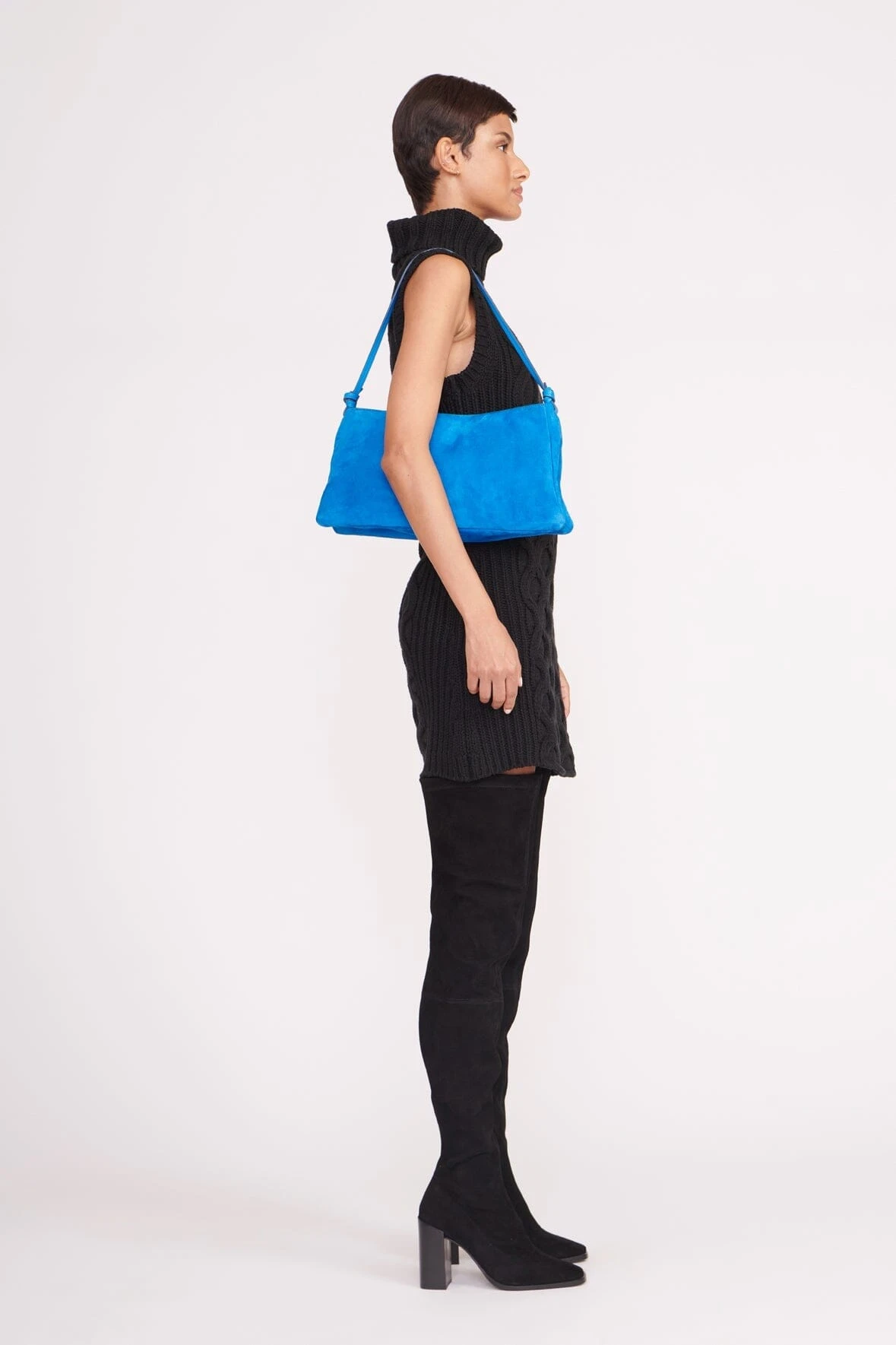 VIVI SHOULDER BAG | DIRECTOR BLUE SUEDE 5 VIVI SHOULDER BAG | DIRECTOR BLUE SUEDE - Image 5